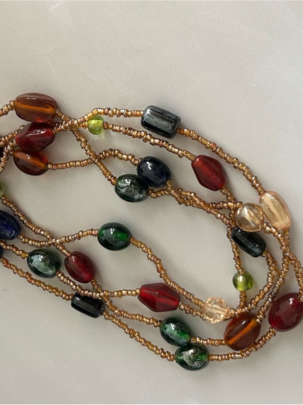 Dazzling Multicolor Bead Necklace 🤩